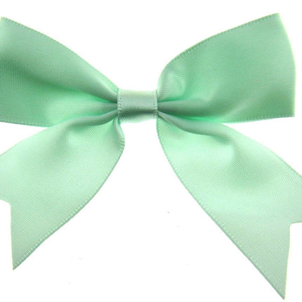 Large Satin Ribbon Bows 8.5cm Wide Ideal for Wedding or Table Decorations - ThreadandTrimmings