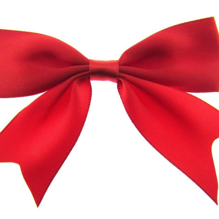 Large Satin Ribbon Bows 8.5cm Wide Ideal for Wedding or Table Decorations - ThreadandTrimmings