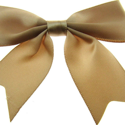 Large Satin Ribbon Bows 8.5cm Wide Ideal for Wedding or Table Decorations - ThreadandTrimmings