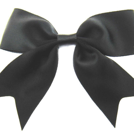 Large Satin Ribbon Bows 8.5cm Wide Ideal for Wedding or Table Decorations - ThreadandTrimmings