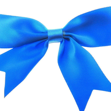 Large Satin Ribbon Bows 8.5cm Wide Ideal for Wedding or Table Decorations - ThreadandTrimmings