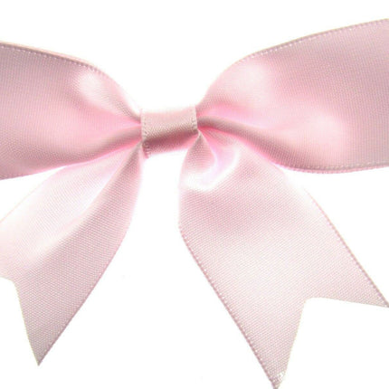 Large Satin Ribbon Bows 8.5cm Wide Ideal for Wedding or Table Decorations - ThreadandTrimmings