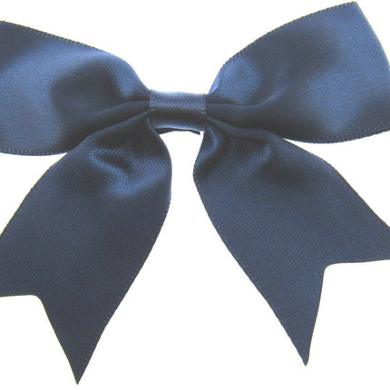 Large Satin Ribbon Bows 8.5cm Wide Ideal for Wedding or Table Decorations - ThreadandTrimmings
