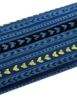 **MICHAEL MILLER "CATS CRADLE - LOVE LINES" - NAVY- FAT QUARTER- LOVE HEARTS - ThreadandTrimmings