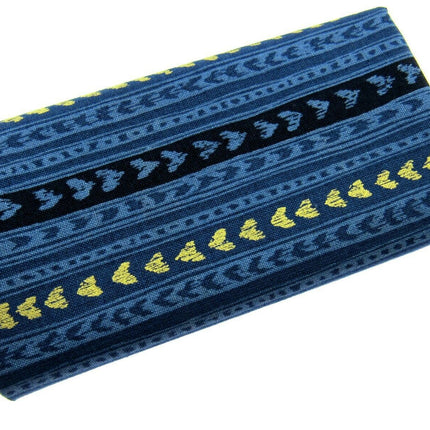 **MICHAEL MILLER "CATS CRADLE - LOVE LINES" - NAVY- FAT QUARTER- LOVE HEARTS - ThreadandTrimmings