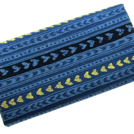 **MICHAEL MILLER "CATS CRADLE - LOVE LINES" - NAVY- FAT QUARTER- LOVE HEARTS - ThreadandTrimmings