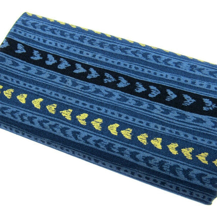 **MICHAEL MILLER "CATS CRADLE - LOVE LINES" - NAVY- FAT QUARTER- LOVE HEARTS - ThreadandTrimmings