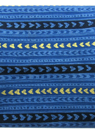 **MICHAEL MILLER "CATS CRADLE - LOVE LINES" - NAVY- FAT QUARTER- LOVE HEARTS - ThreadandTrimmings