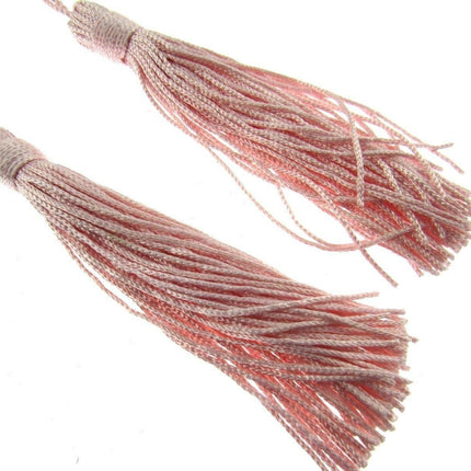 ** 100mm RAYON KEY TASSELS x 2 (MADE BY BRITISH TRIMMINGS) - ThreadandTrimmings