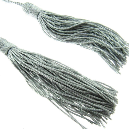 ** 100mm RAYON KEY TASSELS x 2 (MADE BY BRITISH TRIMMINGS) - ThreadandTrimmings