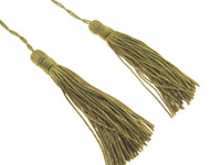 ** 100mm RAYON KEY TASSELS x 2 (MADE BY BRITISH TRIMMINGS) - ThreadandTrimmings