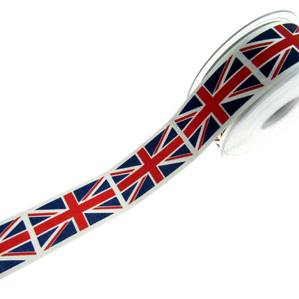 Flag Ribbon - Welsh Dragon, St George, St Andrews, Irish Tri by Berisfords - ThreadandTrimmings