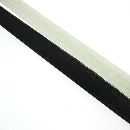 13mm COTTON COVERED BONING, - BLACK or WHITE TWILL - CENTRE PLACED - 20 METERS - ThreadandTrimmings
