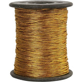 0.5mm METALLIC GOLD or SILVER THREAD - HANGING THREAD or JEWELRY CORD - ThreadandTrimmings