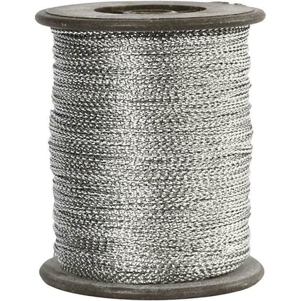 0.5mm METALLIC GOLD or SILVER THREAD - HANGING THREAD or JEWELRY CORD - ThreadandTrimmings