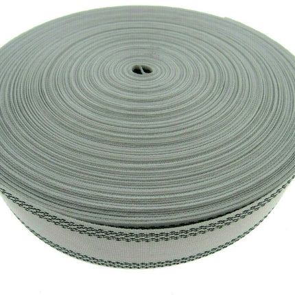 STRAIGHT WASHABLE PETERSHAM - WHOLE ROLL - BLACK or WHITE 25mm or 38mm - ThreadandTrimmings