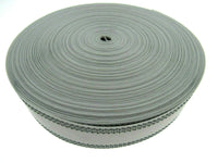 STRAIGHT WASHABLE PETERSHAM - WHOLE ROLL - BLACK or WHITE 25mm or 38mm - ThreadandTrimmings