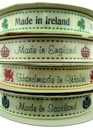 ** Bertie's Bows Grosgrain Ribbon Made in England /Scotland /Wales /Ireland 16mm - ThreadandTrimmings