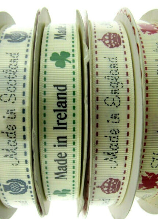 ** Bertie's Bows Grosgrain Ribbon Made in England /Scotland /Wales /Ireland 16mm - ThreadandTrimmings