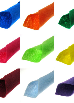 ** A4 SIZE ECO FELT CRAFT FABRIC - 9" x 12"  - MADE of RECYCLED BOTTLES - ThreadandTrimmings