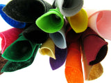 ** A4 SIZE ECO FELT CRAFT FABRIC - 9" x 12"  - MADE of RECYCLED BOTTLES - ThreadandTrimmings