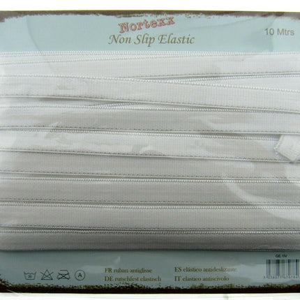 Non Slip Garment Elastic with Silicon Grip for BRA & LINGERIE SOLUTIONS 10mm - ThreadandTrimmings