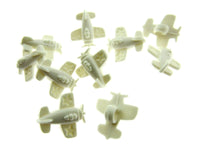 CHILDRENS AEROPLANE BUTTONS - APPROX 15mm - CHOOSE FROM 3 COLOURS - ThreadandTrimmings