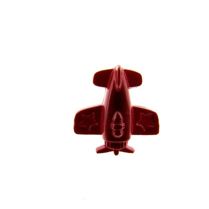 CHILDRENS AEROPLANE BUTTONS - APPROX 15mm - CHOOSE FROM 3 COLOURS - ThreadandTrimmings