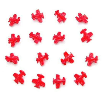 CHILDRENS AEROPLANE BUTTONS - APPROX 15mm - CHOOSE FROM 3 COLOURS - ThreadandTrimmings