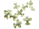 CHILDRENS AEROPLANE BUTTONS - APPROX 15mm - CHOOSE FROM 3 COLOURS - ThreadandTrimmings