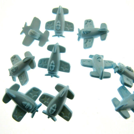 CHILDRENS AEROPLANE BUTTONS - APPROX 15mm - CHOOSE FROM 3 COLOURS - ThreadandTrimmings