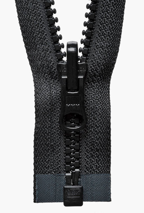 YKK REVERSIBLE FLIP OVER PLASTIC OPEN END ZIPPER #5 ZIP CHAIN 6 COLOURS/ 3 SIZES - ThreadandTrimmings