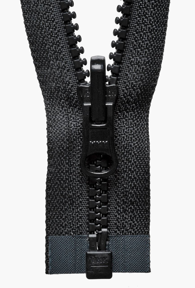 YKK REVERSIBLE FLIP OVER PLASTIC OPEN END ZIPPER #5 ZIP CHAIN 6 COLOURS/ 3 SIZES - ThreadandTrimmings