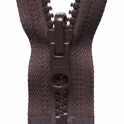 YKK REVERSIBLE FLIP OVER PLASTIC OPEN END ZIPPER #5 ZIP CHAIN 6 COLOURS/ 3 SIZES - ThreadandTrimmings