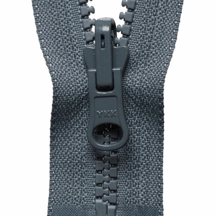YKK REVERSIBLE FLIP OVER PLASTIC OPEN END ZIPPER #5 ZIP CHAIN 6 COLOURS/ 3 SIZES - ThreadandTrimmings