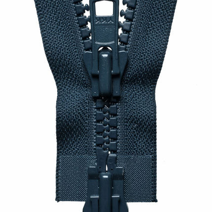 YKK VISLON HEAVY TWO WAY PLASTIC OPEN END ZIPPER #8 ZIP CHAIN 6 COLOURS/ 4 SIZES - ThreadandTrimmings