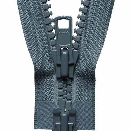 YKK VISLON HEAVY TWO WAY PLASTIC OPEN END ZIPPER #8 ZIP CHAIN 6 COLOURS/ 4 SIZES - ThreadandTrimmings