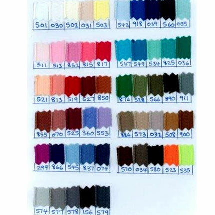 YKK Nylon Closed End Autolock Skirt Zips- 5 x Zips Per Pack - Size 8", 9" or 10" - ThreadandTrimmings
