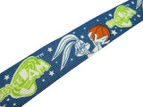 Flat Stretchy Children's Belt Elastic with Space Jam Rabbit Print - 28mm Wide