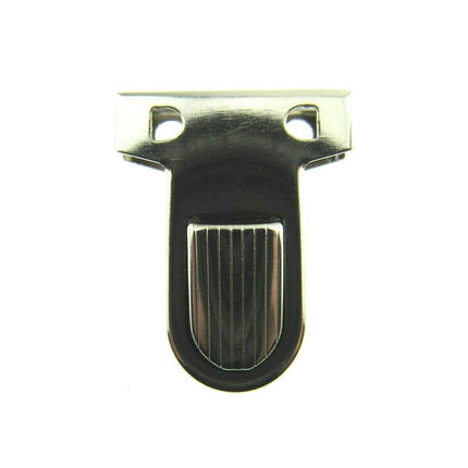 Chrome Tuck Locks & Clasps for Handbag, Purse or Briefcase Making - Size 26mm - ThreadandTrimmings