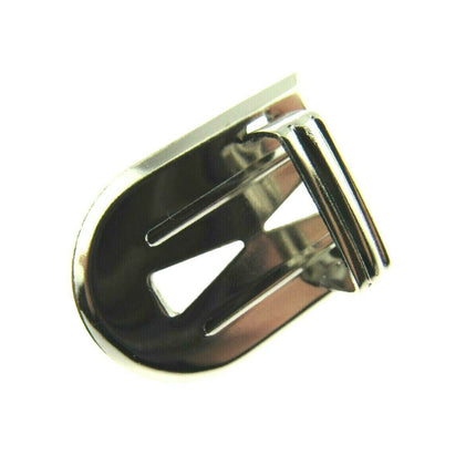 Chrome Tuck Locks & Clasps for Handbag, Purse or Briefcase Making - Size 26mm - ThreadandTrimmings