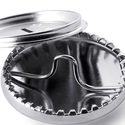 Round Metal Cover Buttons by Prym in Hang Sell Cards - 11mm / 15mm / 19mm / 23mm - ThreadandTrimmings