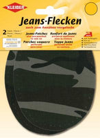 Iron On or Sew On Pre-Punched Denim Jean Patches - 1 x Pair (2 patches) OEKO-TEX