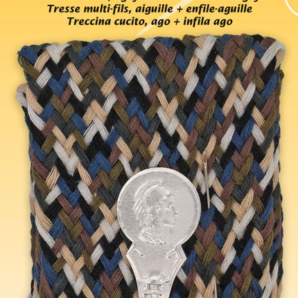 Sewing Braids Thread Plaits Sewing Skeins with Needle and Needle Threader - ThreadandTrimmings