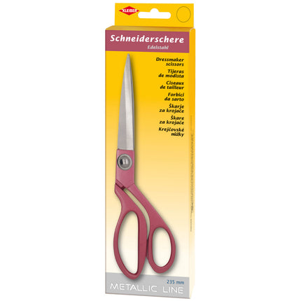 Dressmaker Scissors by Kleiber Stainless Steel 235mm - 9" - Metallic Line - K923
