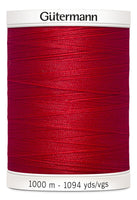 Gutermann Sew All Polyester Thread- 1000m - Choose From 15 Colours