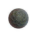 Bronze Coloured Metal Crested Button with Shank