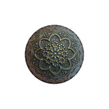 Bronze Coloured Metal Crested Button with Shank