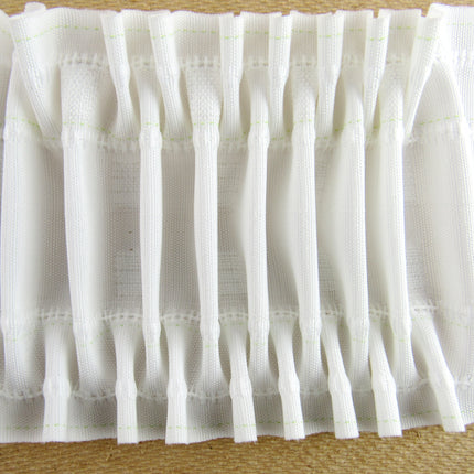 Curtain Heading Tape Pencil Pleat Smock  - 100mm Wide - Julia - Price per meter