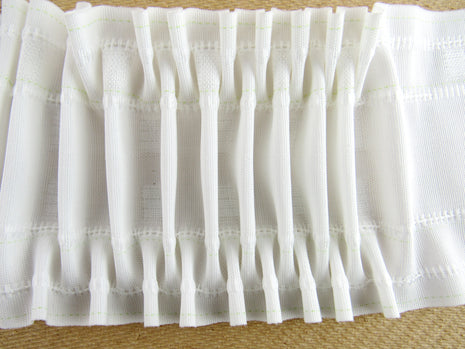 Curtain Heading Tape Pencil Pleat Smock  - 100mm Wide - Julia - Price per meter